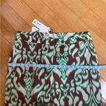 ZARA  The Selena Straight Pants Long Brown Green Cotton Sz XL Photo 10