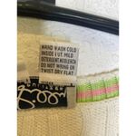 Lilly Pulitzer White Cable Knit Sweater Vest V-Neck EUC Sz S Cotton Pullover Photo 2