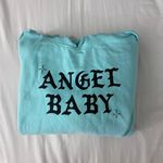 Urban Outfitters By Samii Ryan Angel Baby Light Blue Hoodie Photo 4