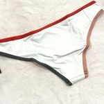 NWT Tavik Jayden Full Swim Bikini Bottom Color Blocked White/Hibiscus Photo 4