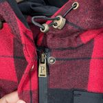 Pendleton  Alta Plaid Hooded Wool Blend Coat Womens Small‎ Petite Zip Snap Pocket Photo 10