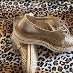 White Mountain  Gold Perforated Flats Photo 4