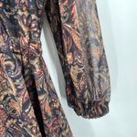 Evereve Dress Extra Small Eliza Paisley Midi Long Sleeve Business Work Office Photo 10