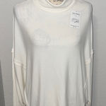 We The Free Free People Women's Cream Long Sleeve Top Small Photo 0