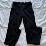 Reebok  Womens Size Small Black Leggings Pockets Activewear Workout Running Photo 0