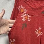 Toad & Co  Pants Size XS Chaka Wide Leg Pull On Daisy Floral Pockets Boho Hippie Photo 2