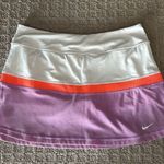 Nike Skort Womens Size XL Tennis Golf Pickleball White Purple Skirt Photo 0