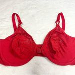 Marilyn Monroe Vintage Warner’s  Vibrant Red Lace Front Close Bra Size 36C Photo 1