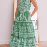 Farm Rio  Green Sweet Garden Maxi Dress M Photo 1
