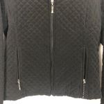 AEROS Women's Quilted Black Full Zip Jacket Size PS Photo 3