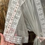 Vintage Gilead Sheer Fairy Lace Coquette Robe Size M White Size M Photo 4