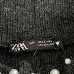 ZARA Women’s High Neck Pearl Sweater Photo 2