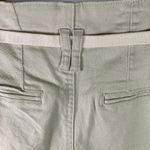 Kensie  Jeans The High Rise Short Women's Size 6/28 Beige Paper Bag Waist Pleated Photo 4