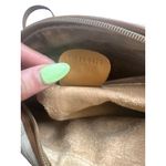 Gucci  Vintage Cream Tan Leather Logo Crossbody Bag Photo 5