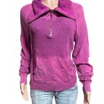 Pulp long sleeve half zip cowl neck boysenberry pullover sweater M Purple Size M Photo 1