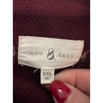 Lou & grey deep burgundy sweatshirt with stars & shooting star print Size XXL Photo 4