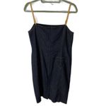 ESCADA Women’s Blue Denim Bodycon Suspender Dress Size 42 US 12 Y2K Photo 6