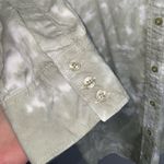 Guess Green Tie-Dye Midi Shirt Dress Large ~No Belt~ Photo 4