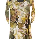 Karen Kane  Green Floral Print Long Sleeve Dress Photo 0