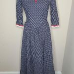 Vintage Handmade Cottagecore Prairie Retro Maxi Dress Red Size undefined Photo 0