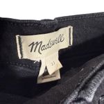 Madewell  High-Rise Comfort Stretch Denim Emmett Jean Shorts Size 33 Black New Photo 2