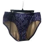 PINK - Victoria's Secret Victoria's Secret Womens Size M/L Tankini Set Blue Purple Paisley Print‎ Photo 5