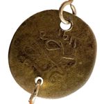 Turkish RARE Empire SILVER COIN carnelian pendant necklace Orange Photo 4