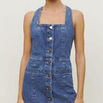 Reformation Blue Denim Mini Dress Photo 0