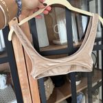 Triangl bikini set raine nude velvet top cheeky bottoms micro myla beige velour Gold Size XS Photo 10