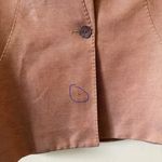 Versus Versace Cotton Blend Blazer Jacket size S 28/42 Shimmery holographic Tan Photo 7