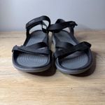 Crocs  Swiftwater Sandal Black Grey Strappy Sport Athletic Hiking Water Shoe W 10 Photo 2