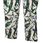 Kenar Tropical Leaf Print Women’s Pants Size 6 Tropical Resortwear Beach Vacay Photo 2
