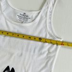 Funkyoga‎ White Tank Top Lotus Meditate Soft Stretch Top Size L Size L Photo 5
