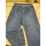 Gap  denim high rise wide leg pleated front Trouser jeans, size 8/ 29 Long Photo 10