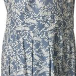 Christopher & Banks New Dress Sleeveless A-line Blue Cream Floral Women’s Size M Photo 8