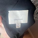 Cinq A Sept Black Ruched Bodycon Metallic Strap Plunge V Neck Cocktail Dress Sz0 Size 0 Photo 4