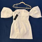 Elliatt *NWT* Palladium Mini Dress in Ivory with Puffy Sleeves Photo 2