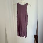 American Eagle purple soft & sexy lace up side dress Photo 9