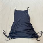 Free People  Intimately Slip Dress Day to Night Silk Ruched Cowl Neck Size Small Photo 3