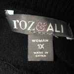 Roz & Ali  Striped Ruched Sweater Photo 5