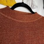 Apiece Apart Arkestra Metallic Balloon Sleeve Sweater in Terra Cotta Marl XS Photo 4