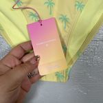Stoney Clover Lane x Target Women M Yellow Palm Tree Bikini Bottom High Leg Photo 2