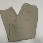 Chico's So Lifting by  Womens Pants Cropped Slim Fit Tan Size 35 Photo 0