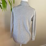 J.Crew  Cotton Cashmere Oversized Turtleneck Long Tail Knit Sweater Photo 3