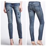 Current/Elliott Current Elliot The Ankle Skinny Pixie w/ repair Jeans Size 26 Photo 4