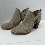 Franco Sarto  Perforated Taupe Ankle Booties size 6.5 Photo 11