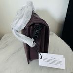 Rebecca Minkoff Rebecca Minkoff Small Love Leather Quilted Crossbody Bag, Burgundy, NWT Photo 7