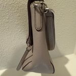 Kate Spade Jackson Gray Taupe Soft Pebbled Leather Medium Flap Crossbody Bag Photo 7