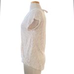 Maeve  Leila Wrap Top Cream with color stripes Size Large Photo 6