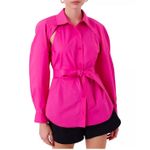 Derek Lam 10 Crosby Casper Convertible Bolero Sleeve Button Down Size 00 Photo 1